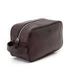 Eldon Kahve Erkek Deri Tıraş El Çantası