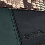 Eleena Kadın Piton Baskılı Deri Kartlık