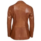 Elenore Kadın Deri Blazer Spor Ceket