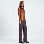 Elenore Kadın Deri Blazer Spor Ceket