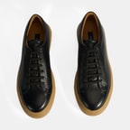 Eliseo Siyah Erkek Deri Bağcıklı Günlük Ayakkabı