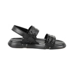 Ellery Siyah Erkek Deri Sandalet