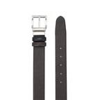 Elliott Siyah Erkek Çift Taraflı Klasik Deri Kemer