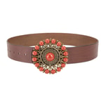 Ember Kahve Kadın Deri Kemer