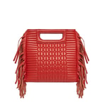 Emelina Kadın Deri Püsküllü El Çantası