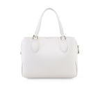 Emil Beyaz Kadın Deri El Çantası
