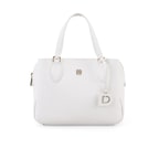 Emil Beyaz Kadın Deri El Çantası