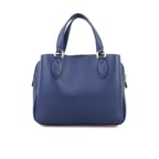 Emil Lacivert Kadın Deri El Çantası