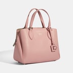 Emil Pembe Kadın Deri El Çantası