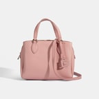 Emil Pembe Kadın Deri El Çantası