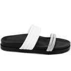 Emilo Beyaz Kadın DesaComfort Tabanlı Terlik