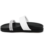 Emilo Beyaz Kadın DesaComfort Tabanlı Terlik