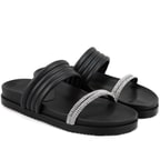 Emilo Siyah Kadın DesaComfort Tabanlı Terlik