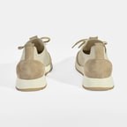 Erkek Bej Bağcıklı Süet Günlük Ayakkabı