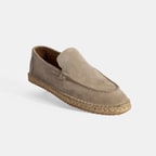 Erkek Bej Slip-On Süet Espadril 