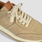 Erkek Bej Süet Bağcıklı Günlük Ayakkabı