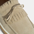 Erkek Bej Süet Püsküllü Loafer