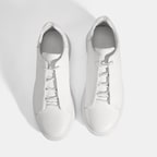 Erkek Beyaz Bağcıklı Deri Günlük Ayakkabı