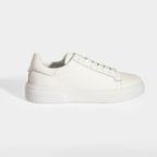 Erkek Beyaz Bağcıklı Deri Günlük Ayakkabı