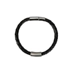 Erkek Deri Çelik Figürlü Bileklik