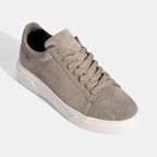 Erkek Gri Bağcıklı Deri Günlük Ayakkabı