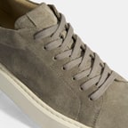 Erkek Gri Bağcıklı Süet Günlük Ayakkabı