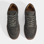 Erkek Gri Bağcıklı Süet Günlük Ayakkabı