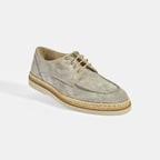 Erkek Gri Örgü Detaylı Bağcıklı Günlük Ayakkabı