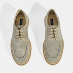 Erkek Gri Örgü Detaylı Bağcıklı Günlük Ayakkabı