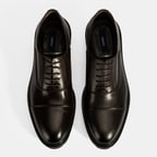 Erkek Kahve Bağcıklı Deri Klasik Ayakkabı