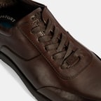 Erkek Kahve Bağcıklı Günlük Deri Ayakkabı