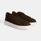 Erkek Kahve Bağcıklı Günlük Nubuk Deri Ayakkabı