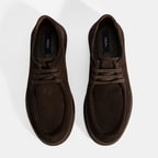 Erkek Kahve Bağcıklı Günlük Süet Ayakkabı