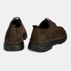 Erkek Kahve Bağcıklı Nubuk Deri Ayakkabı