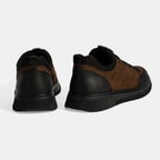 Erkek Kahve Bağcıklı Nubuk Deri Günlük Ayakkabı