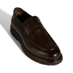 Erkek Kahve Deri Loafer