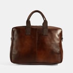 Erkek Kahve Deri Seyahat Çantası