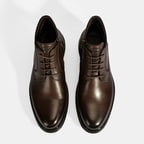 Erkek Kahve DesaComfort Bağcıklı Deri Bot