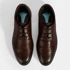 Erkek Kahve DesaComfort Bağcıklı Deri Ayakkabı