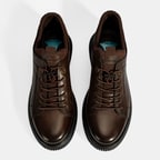 Erkek Kahve DesaComfort Bağcıklı Deri Günlük Ayakkabı