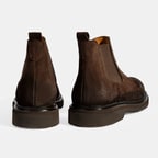 Erkek Kahve Lastikli Süet Bot