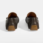 Erkek Kahve Slip-On Deri Loafer