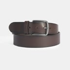 Erkek Kahve Spor Deri Kemer