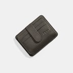 Erkek Koyu Gri Deri Kartlık