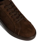 Erkek Koyu Kahve Bağcıklı Günlük Nubuk Deri Ayakkabı