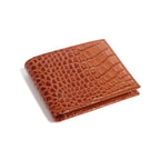 Erkek Kroko Baskılı Deri Cüzdan