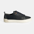 Erkek Lacivert Bağcıklı Deri Günlük Ayakkabı