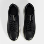 Erkek Lacivert Bağcıklı Deri Günlük Ayakkabı