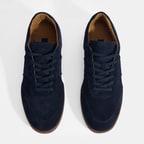 Erkek Lacivert Bağcıklı Süet Günlük Ayakkabı