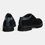 Erkek Lacivert Bağcıklı Süet Günlük Ayakkabı